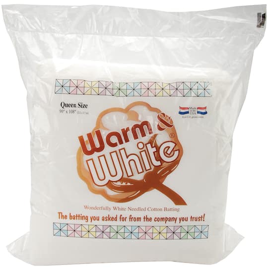 Warm Company Warm &#x26; White Cotton Batting